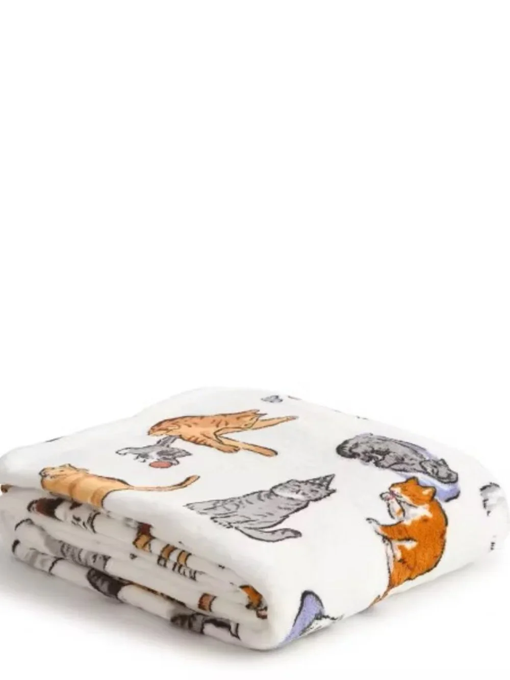 Vera Bradley Fleece Essential Oversized Throw Blanket A Cat's Life